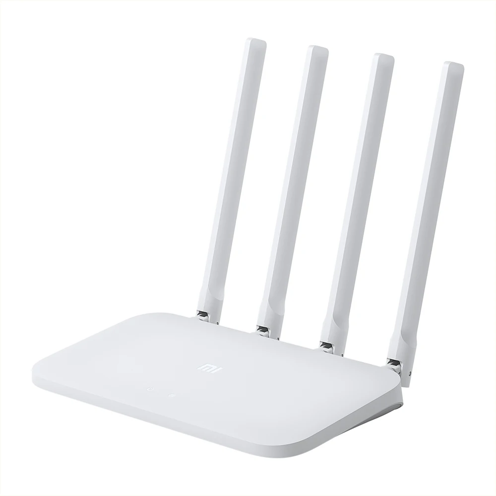 

2021 Original Mi WIFI Router 4C 64 RAM 300Mbps 4 Antennas Band Wireless Xiaomi Router with APP Control, White
