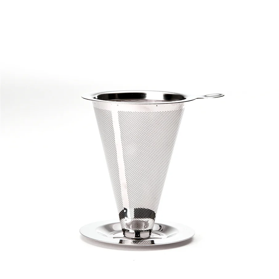 

High Quality Individual Hanging Coffee Filter Maker With Drip Bag Filter Coffee, Stainless steel color and golden