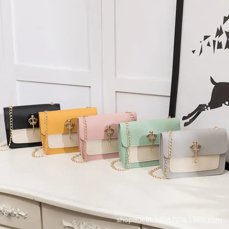 

2021 Bags Women Cat Pendant Square Lady Single Shoulder Mobile Phone Wholesale Fashion Small Handbags Woman Shoulder Bag