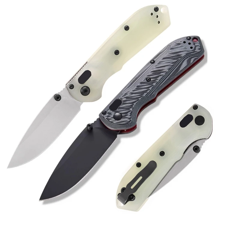 

560BK-1Freek Axis Folding Knife G10 Black Cerakoted JADE handle pocket knives hunting camping tactical outdoor knife high carbon