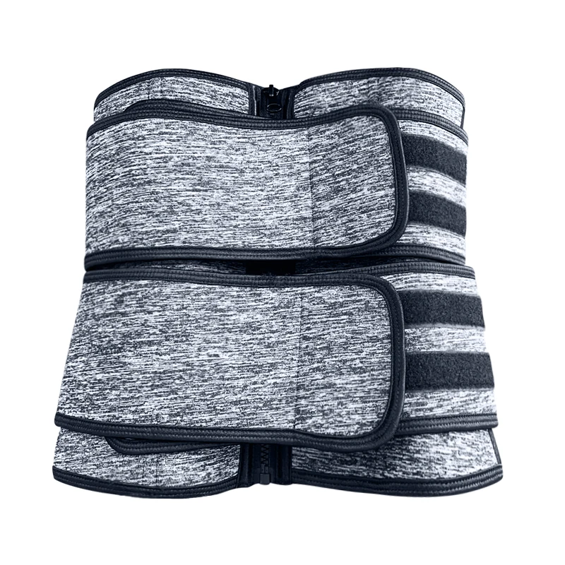 

Waist Trainer for Women Tummy Control Double Trimmer Belt Workout Training Sport Girdle, Grey