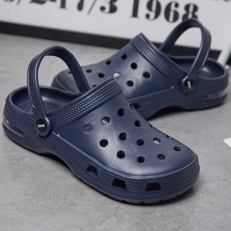 

2021 fashion High quality and match men's clogs, Black,white,pink,navy