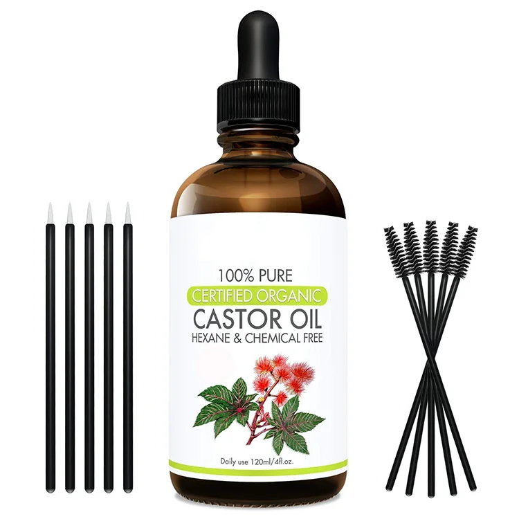 

Fast delivery Private Label 100% Pure natural Organic jamaican black Castor Oil For Hair Eyebrow Eyelash Growth