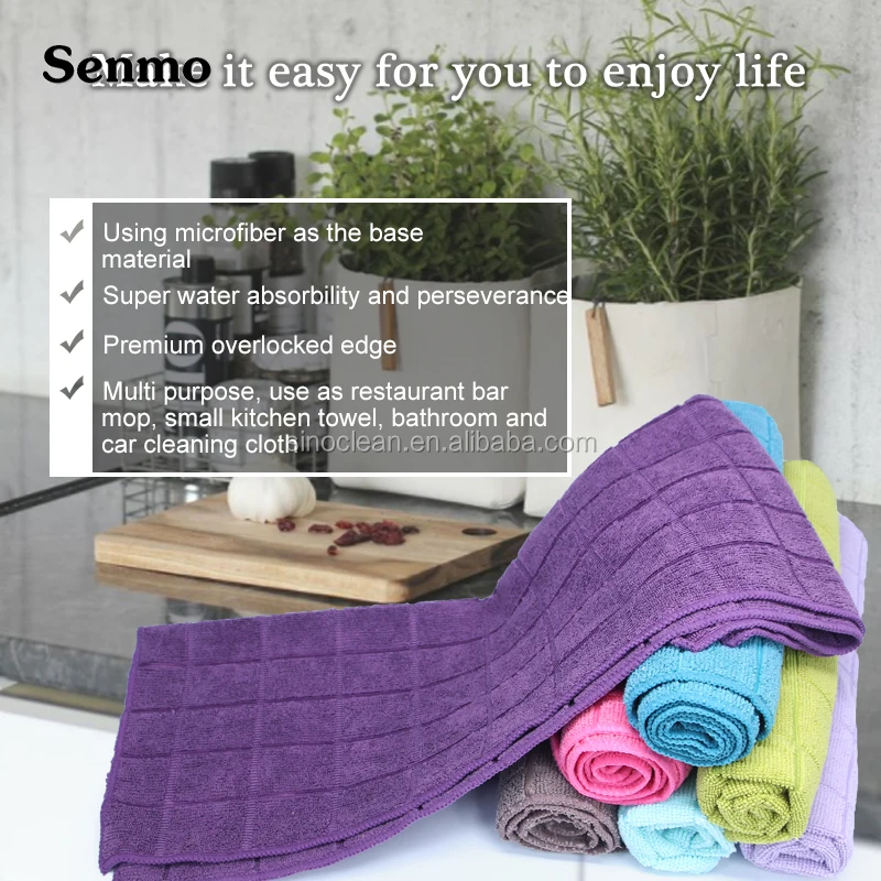 
China fabric market household microfiber towel cleaning cloth 