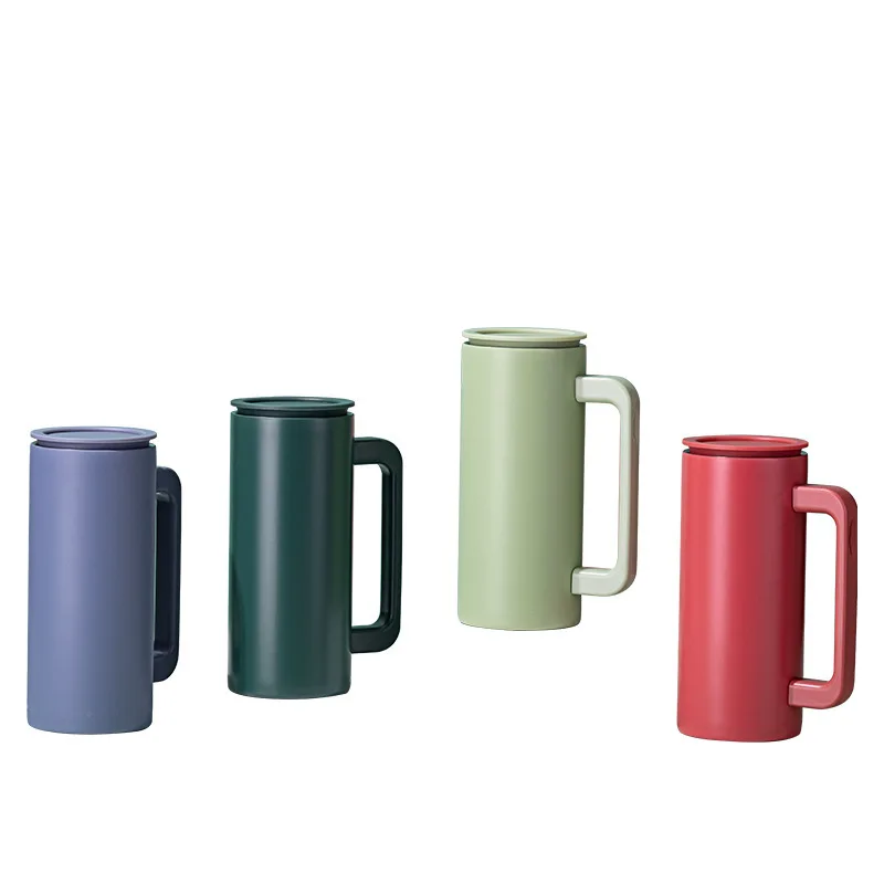 

Madou Creative Coffee Mug Office Household With The Handle Brief Stainless Steel Cup, 9 colors
