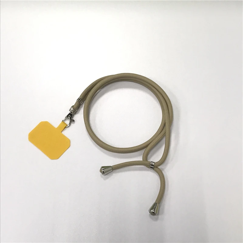 

2021 Universal phone holder Polyester Cord Rope Patch tab pad for iphone 13 Lanyard Mobile Phone tether tab patch card