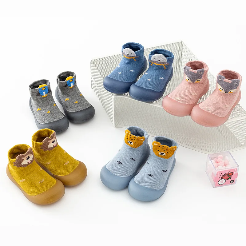 

Animal colorful baby socks and shoes baby shoes socks rubber bottom soft sole baby sock shoes, As picture shows