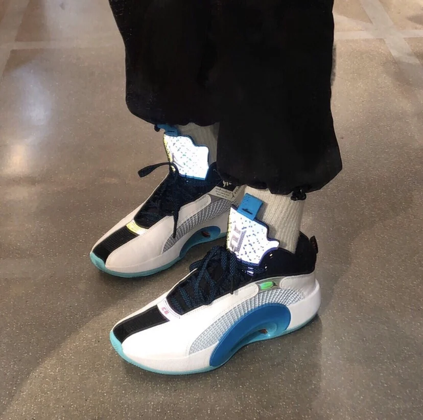 

Newest Top Men Sports Shoes Guo Ailun Nike Air Jordan 35 Gs Morpho Nike Basketball Shoes