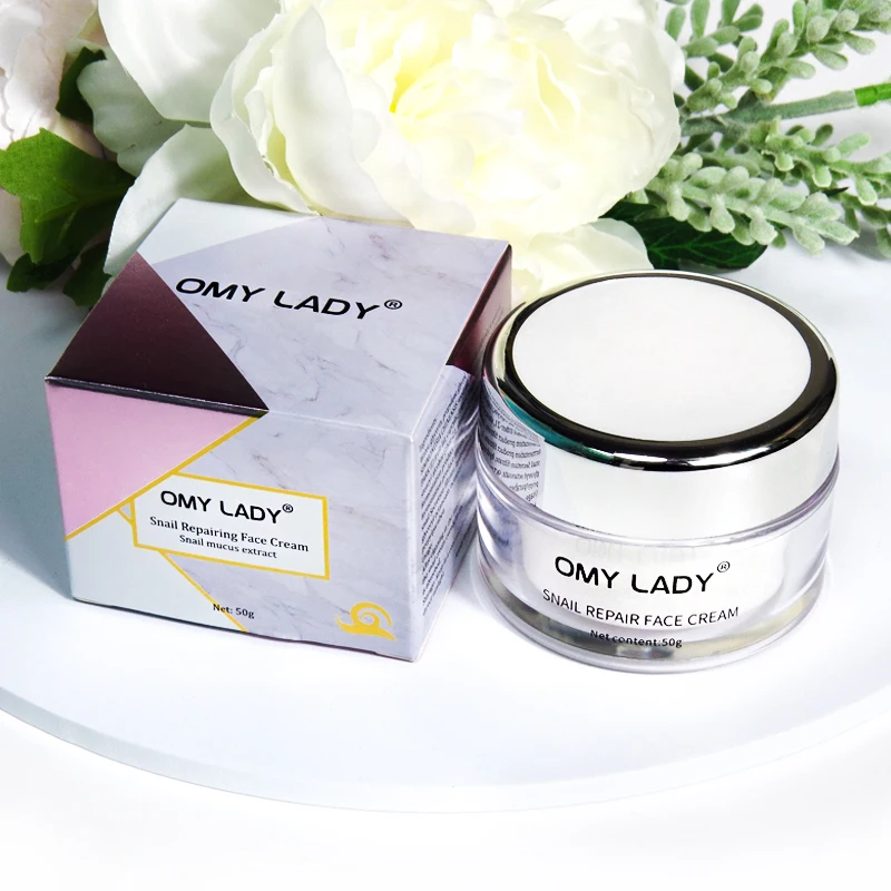 

omy lady Golden Pearl Whitening Daily Moisturizer Snail Face Cream