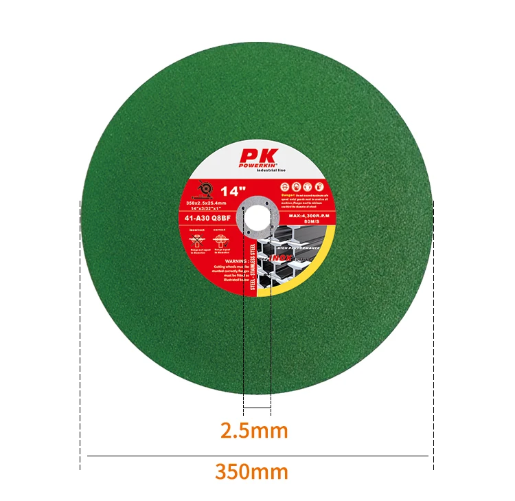 High Quality 14 Inch Metal Cutting Discs T41 355x3.2mm Cutting Disc For