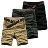 Casual mens cargo pants with side pocket loose fit cargo pants cargo six pocket pants cotton short shorts men