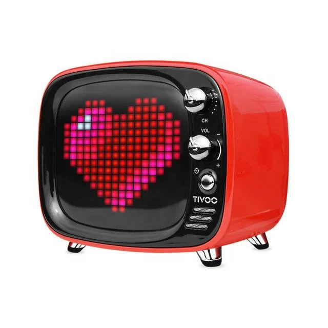 

Unique Gifts Divoom Tivoo Portable Blue tooth Smart Alarm Clock Speaker with App compatible for IOS Android Xiaomi