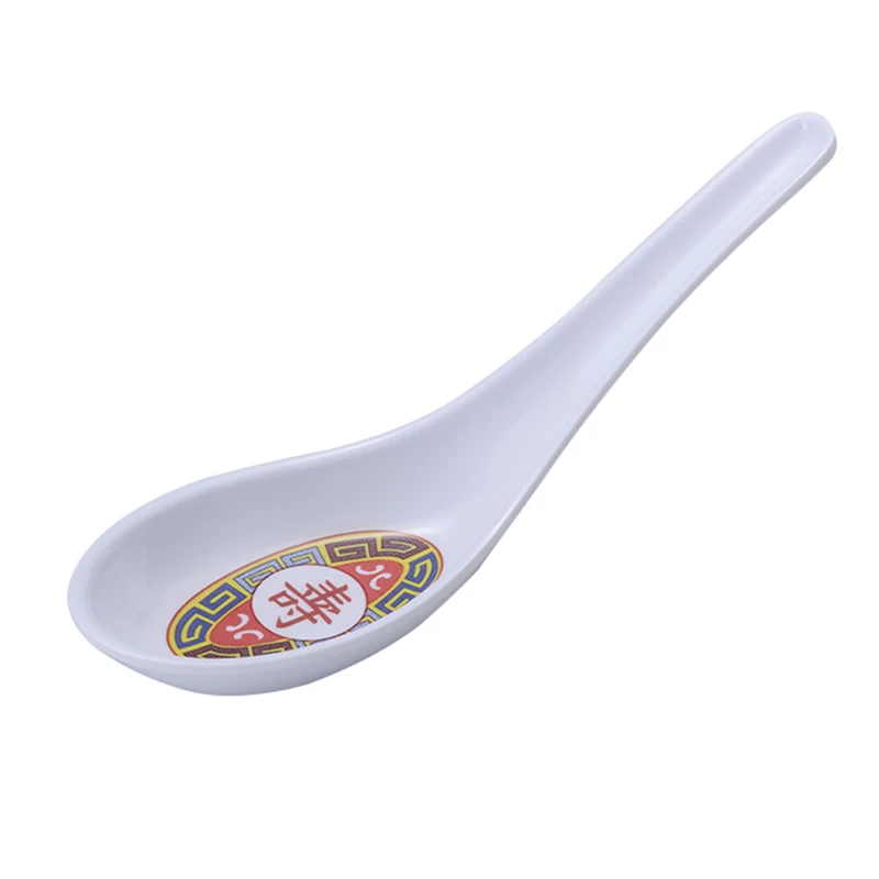 

Chinese style dishwasher safe unbreakable melamine soup spoon