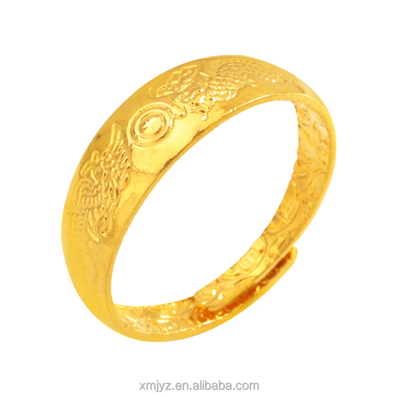 

Source New Brass Gold-Plated Ring Female Japanese And Korean Open Simple Ring Geometric Ring Straight Hair