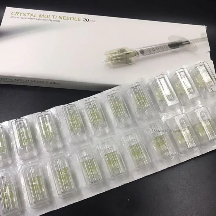 

Vital Injector Multi Needles 3 Pins 5 Pins 9 Pins Water Meso Mesotherapy Gun Needle Made In Korea, Transparent