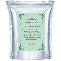 

Private Label Korean Natural Organic Facial Clay Modeling Peel Off Green Tea Soft Mask Powder