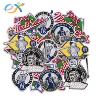 

Custom logo badges patch iron on backing embroidery baseball patches for cap