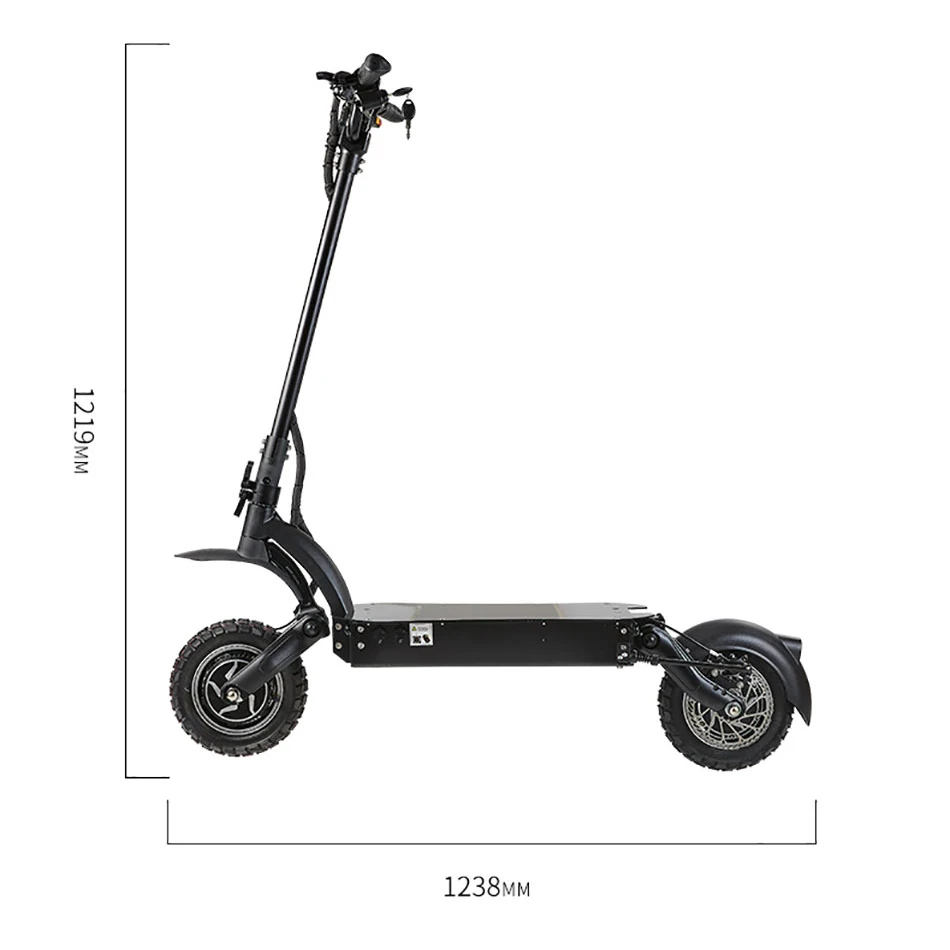 

Janobike 2020 New X20 High Speed 2400W Dual Motor Electric Scooter 10 Inch Scooter, Black