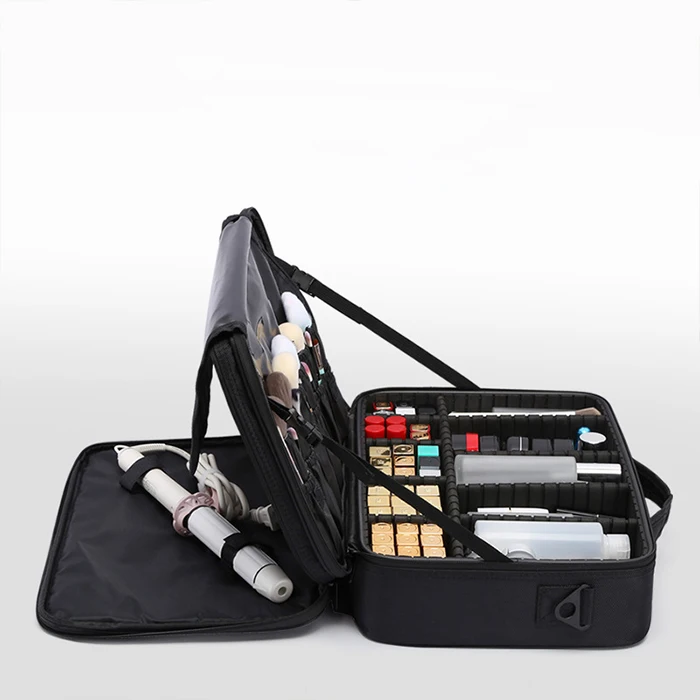 

SMALL Travel Makeup Organizer Bag Mesh Leather Canvas Cosmetic Bags Makeup or Pouches with Zipper Packaging Bags for Cosmetics