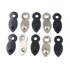 black and silver color metal picture frame ridged turn button with flat head screws