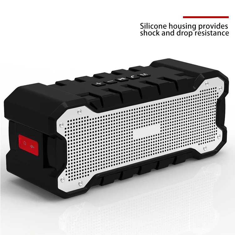 Hot Sale Portable Stereo Waterproof IPX7 BT Subwoofer Deep Bass Outdoor Wireless Speaker With Big Capacity Battery - ANKUX.COM
