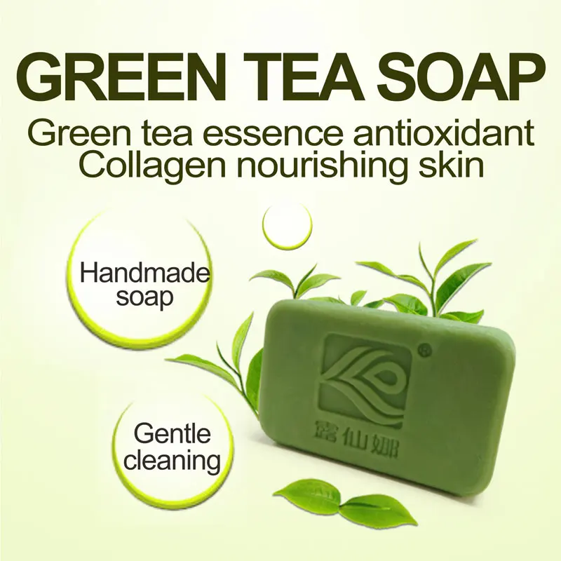 

Green Tea Antioxidant Beauty Soap organic soap handmade for daily use