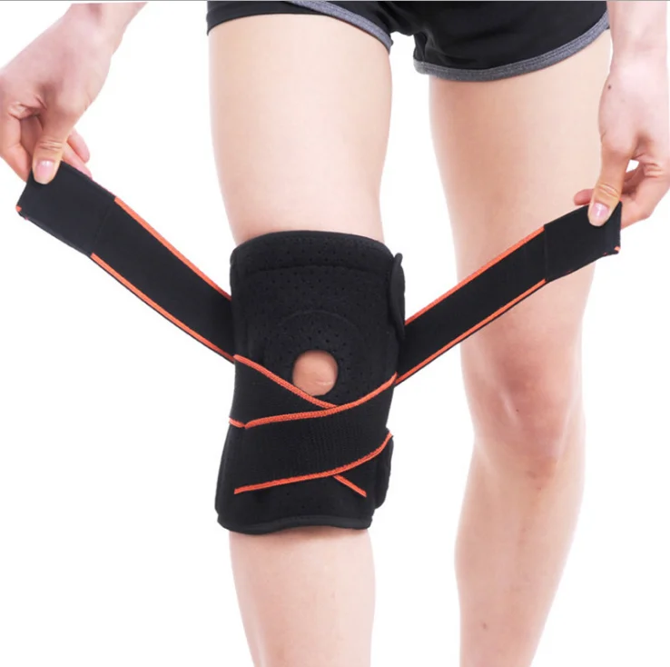 

Knee Brace with Side Stabilizers & Patella Gel Pads for Knee Support, Black