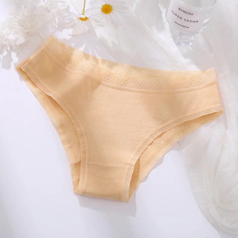 

FINETOO 2021 New Quality Stylish Women Lace Comfortable Cotton Panties Female Underwear Sexy Briefs Lingerie For Girls, As pics