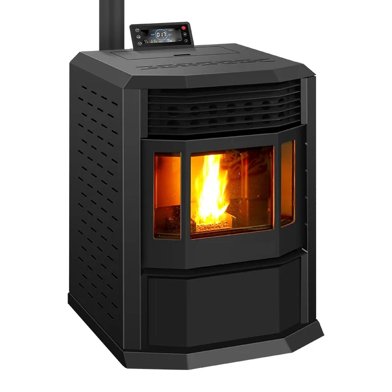 

Black Cast Iron Multi-fuel stove Wood Pellet Stove China Supplier Freestanding Smart Pellet Stove estufas pellet for Home Use