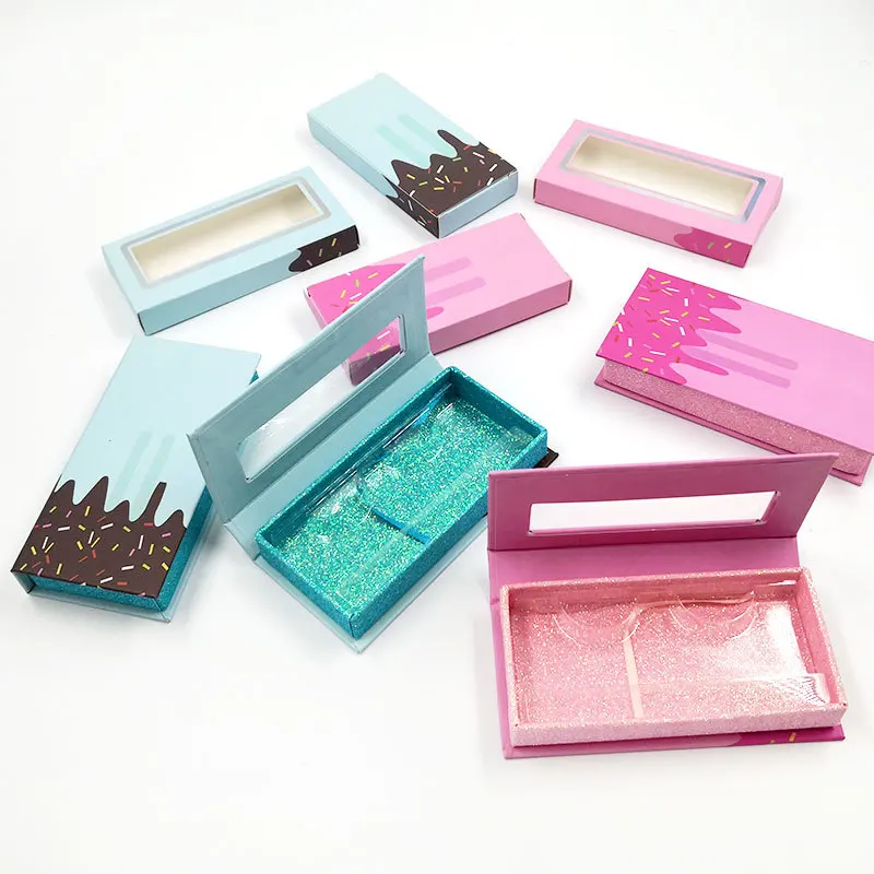 

2021 new 100% handmade full eye double layered 24mm mink strip lashes