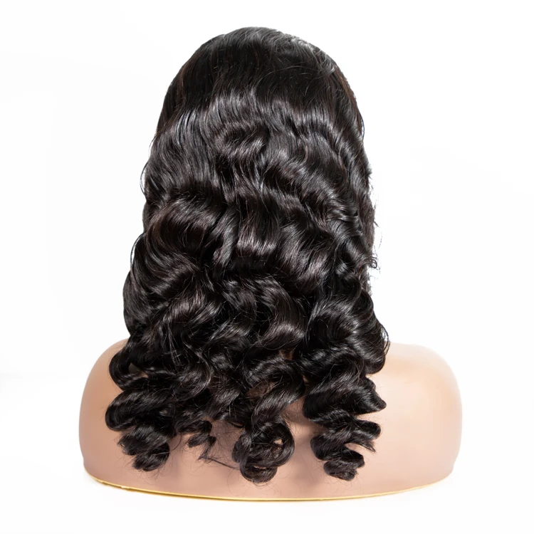 

Cheap loose wave human hair wigs for black women,hd front lace wig human hair,100% virgin brazilian human hair lace front wig, Natural color