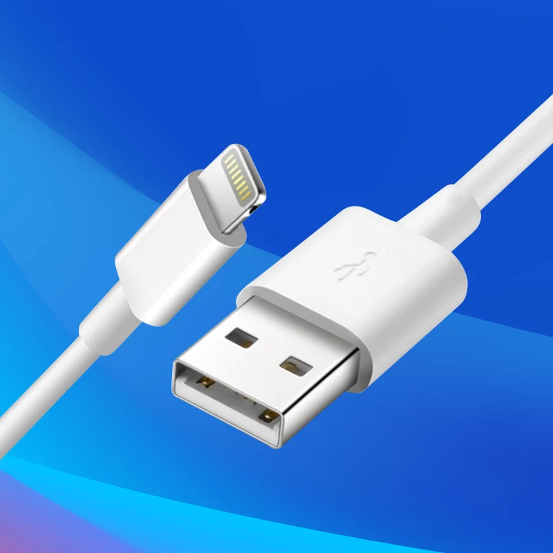 

Custom With Logo Premium USB Cable For iPhone 12 2.1A Fast Charging USB Data Cable For iPhone Charger Cable For iPhone Charger