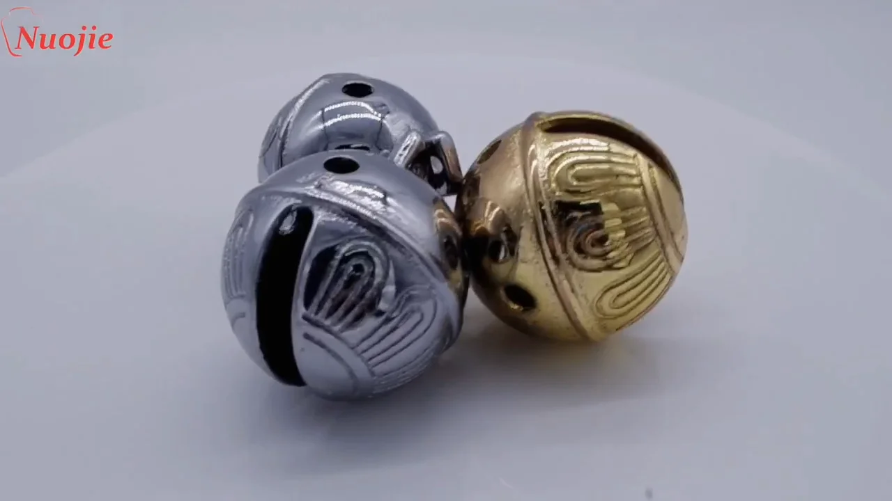 dia 31毫米实心黄铜雪橇铃作为圣诞节装饰/礼物