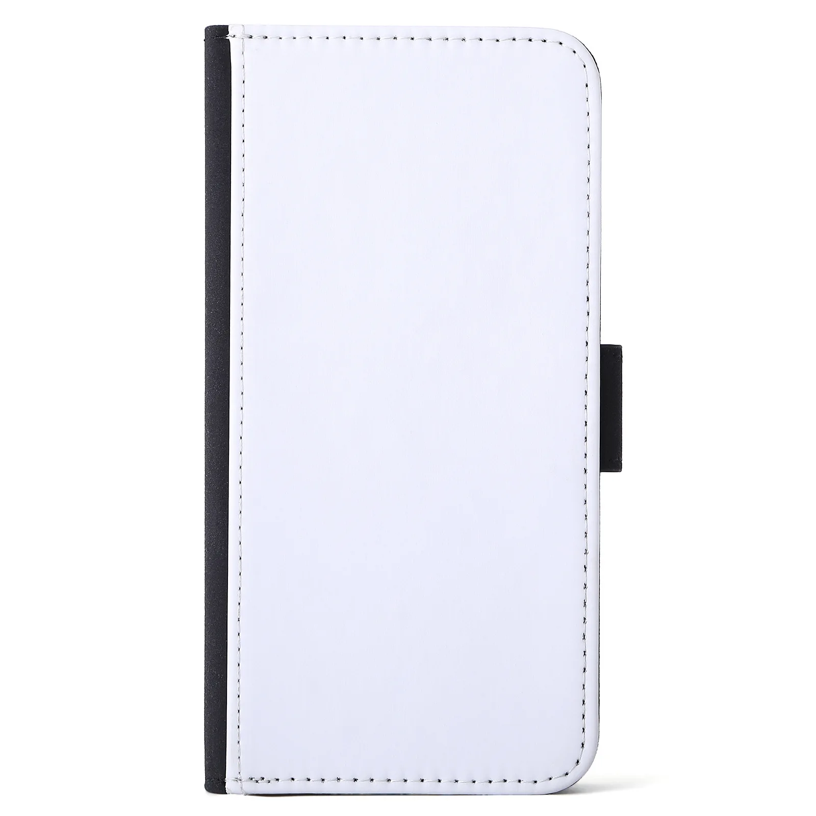 

Personalised custom PU leather 2d sublimation blank wallet flip phone case for iphone 12, White