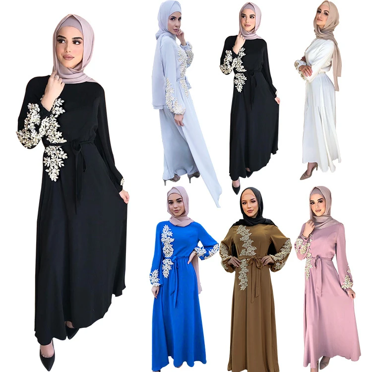 

Chiffon Muslim Long Saudi Arabia For Imam I Dubai Clothing 2020 Trend Dress With Jacket Turkish Dresses Islamic, Photo shown