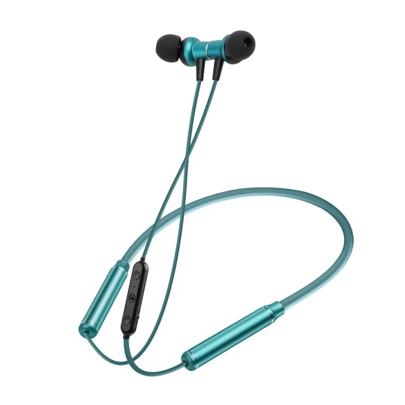 

Free Shipping 1 Sample OK Drops TWS Wireless Neck Headphones Mini Waterproof Music Earpieces Stereo Sports Earbuds For IPhones, Red blue