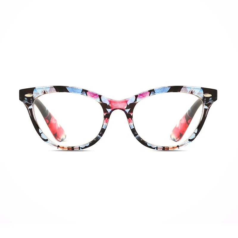 

Fashion Trendy Lady Elegant PC Eyewear Frame Cat Eye Reading Glasses Women Men, Glasses Reading/, Custom colors