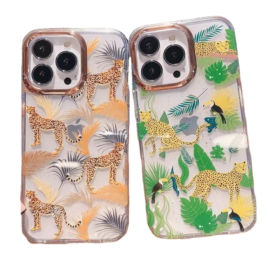 

Rose Flower Leaf Leopard for iphone 13 pro max sublimation designer phone case Floral Transparent Cover Coques, Solid color silicone phone case