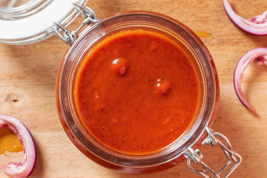 Berbere Sauce in a Glass Jar