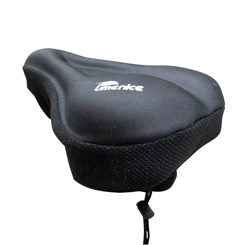 

Extra Silica Gel and Foam Bike Saddle Cushion, Bicycle Saddle Cover Soft Cushion