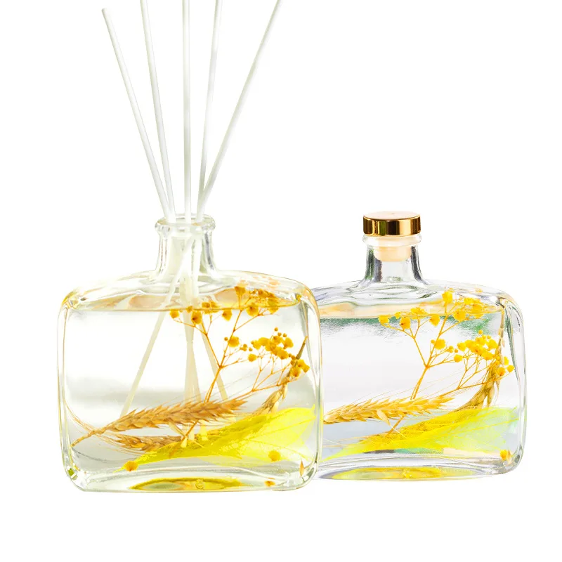 

new custom luxury fire free flower home reed diffuser