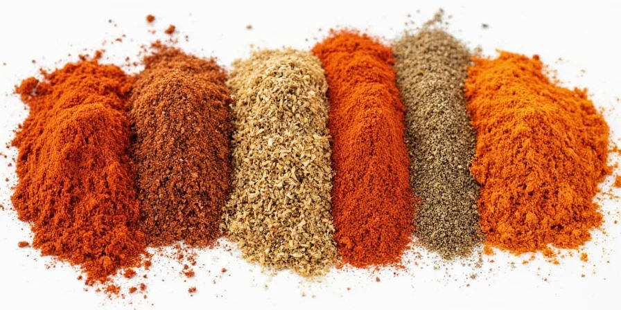 Well-organized spice rack in a modern kitchen