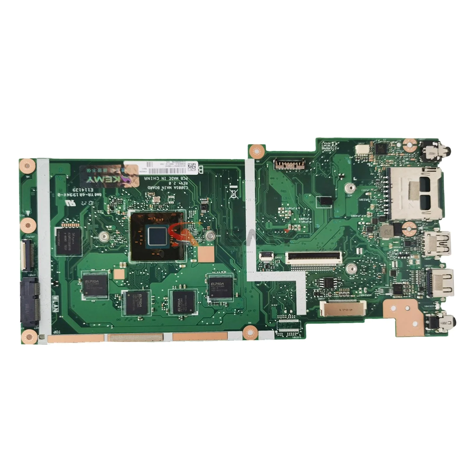 

Notebook Mainboard For ASUS Chromebook C300 C300S C300SA Laptop Motherboard N3050/N3060 4GB/RAM SSD-16G/32G/64G/128G