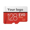 2019 100% Full Capacity 128GB EVO Plus Class 10 Micro TF SD Card U3 Custom LOGO Good Quality Sd Flash Memory Card with Adapter