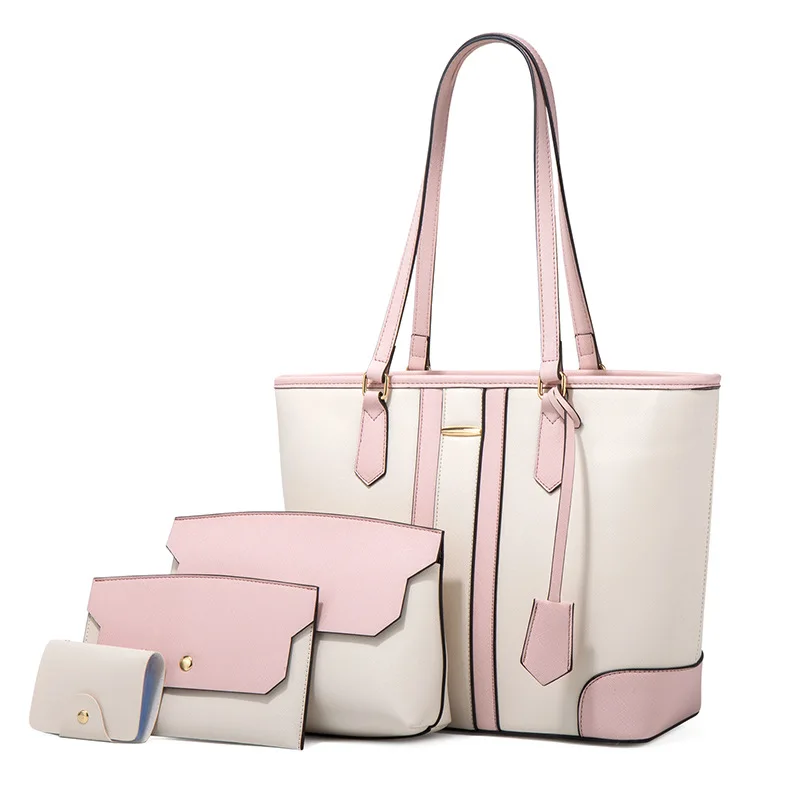 

Women Fashion Handbags Wallet Bag Stylish New product Shoulder Bag Top Handle Satchel Purse set 4pcs women's tote bags