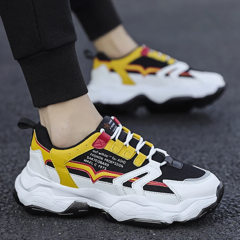 

Dropshipping sports shoes for men breathable men sneakers hot sale men casual shoes, Grey blue beigh