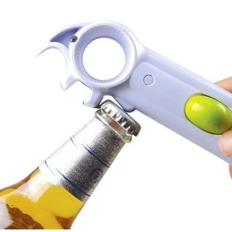 

6 Ways Universal Can Opener For Opening Jar Can Bottle Wine Kitchen Practical Multi Purpose All Size in One Tool