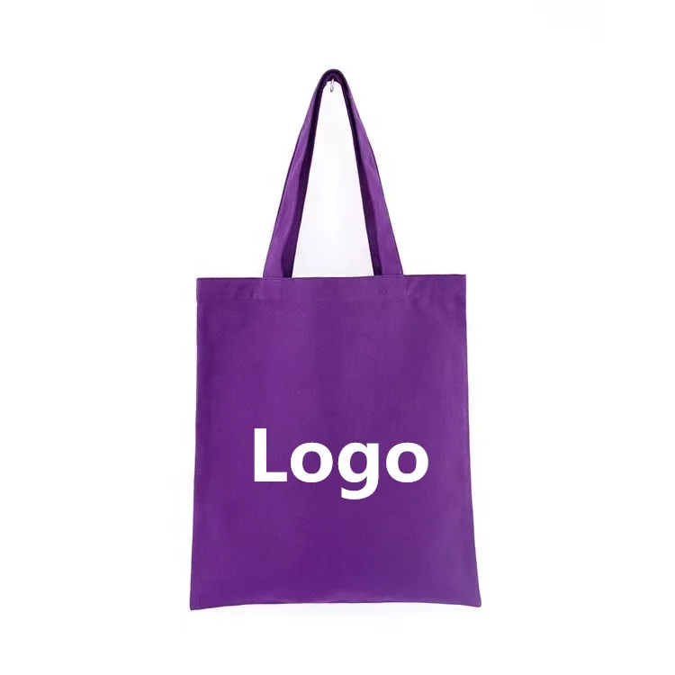 

Custom Logo Plain Recycled Cotton Canvas Shopping Tote Bag With zipper, Customized color