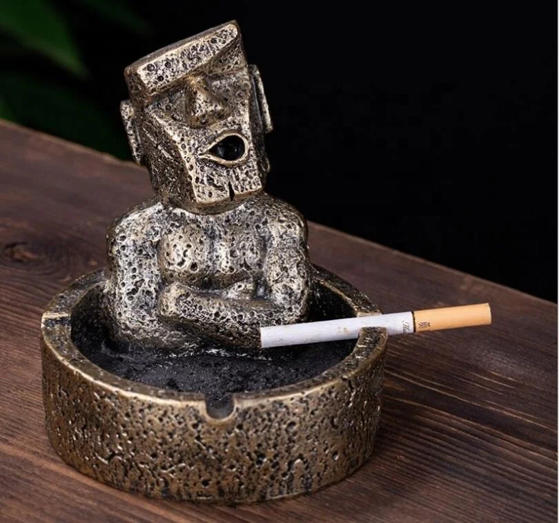 

Retro Stone Statue Ashtray Restaurant Decoration Ashtray, Picture