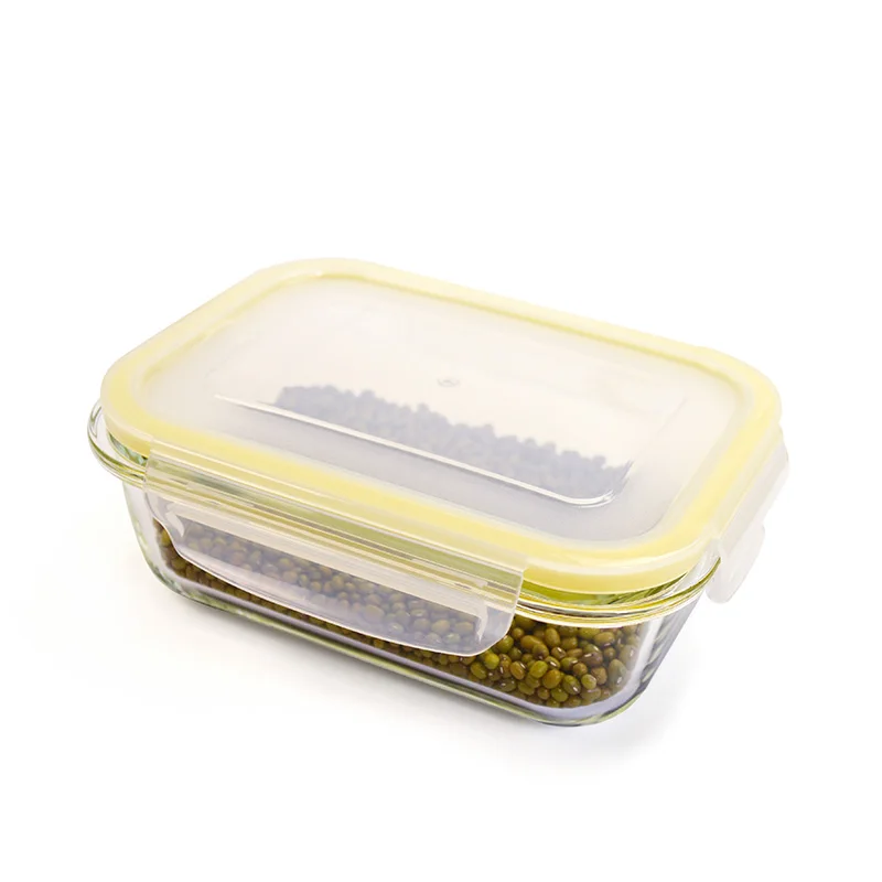 4 Glass food container